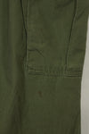 Estimated 1967 Contract 3rd Model Non Ripstop Jungle Fatigue Pants X-L-R Used