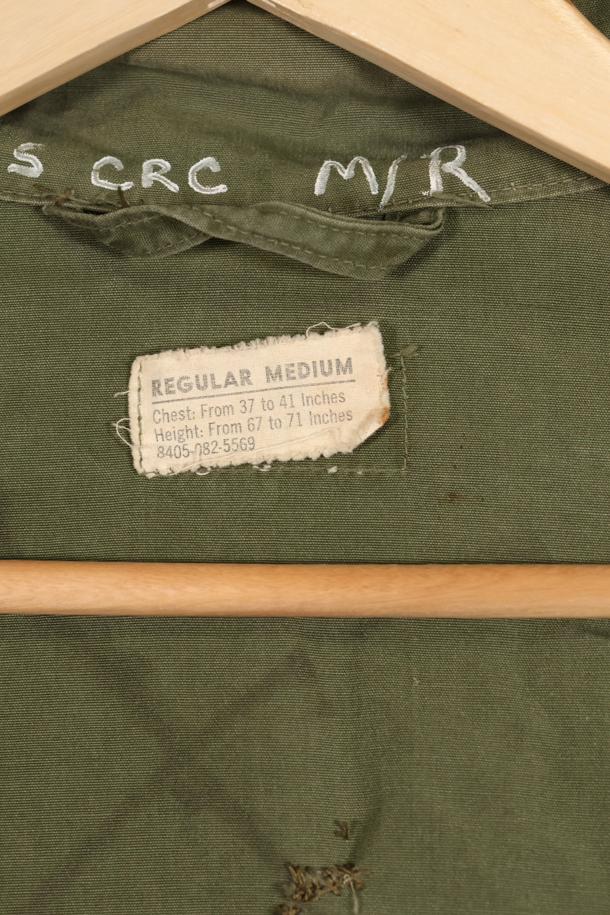 1963 Contract M-R 1st Model Jungle Fatigue Jacket Used Film Company Release