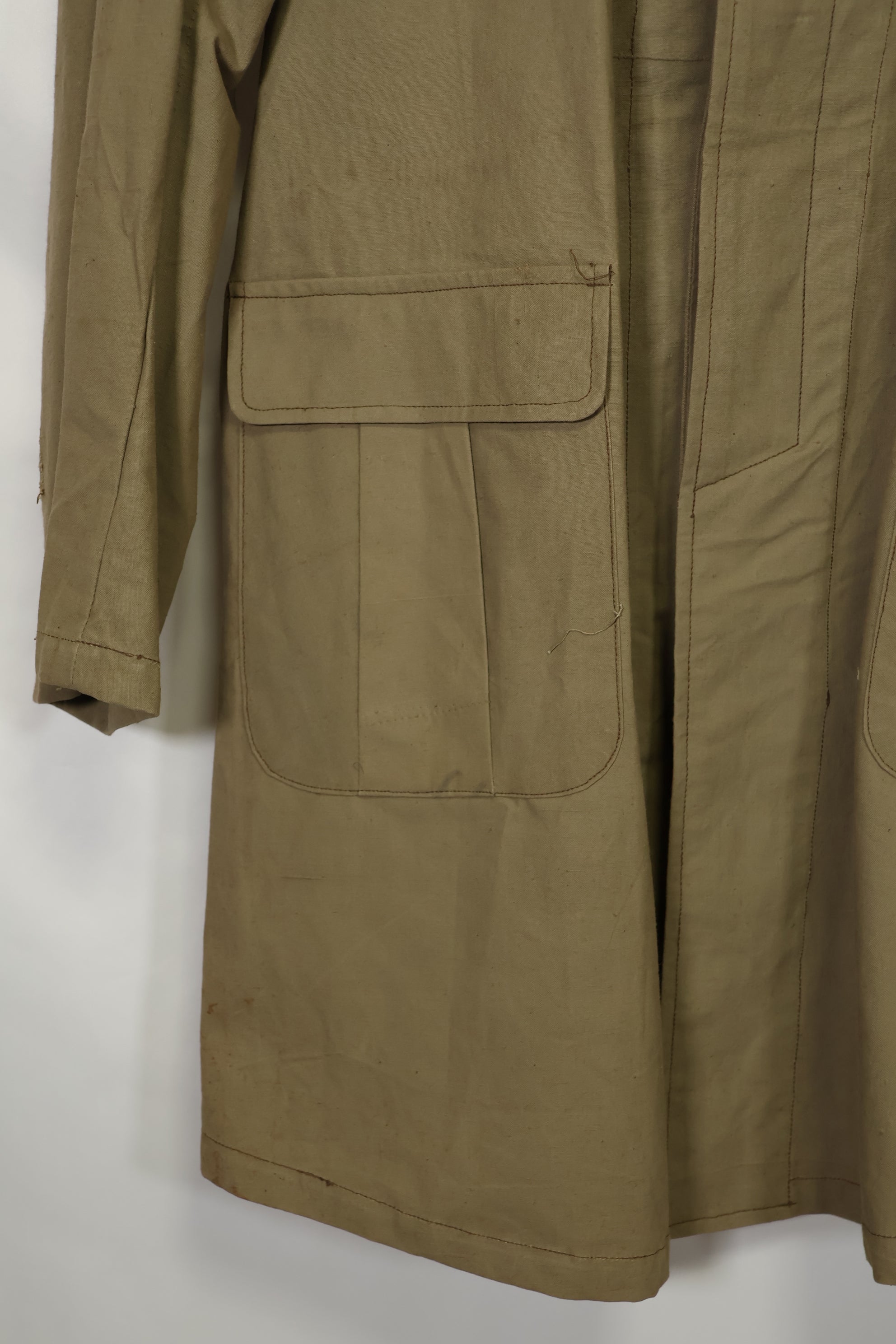 1940s Private Procurement Japanese Army Officer's Cotton Coat