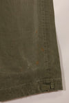 Real 1940s WWII US made British Army HBT jungle trousers, used.
