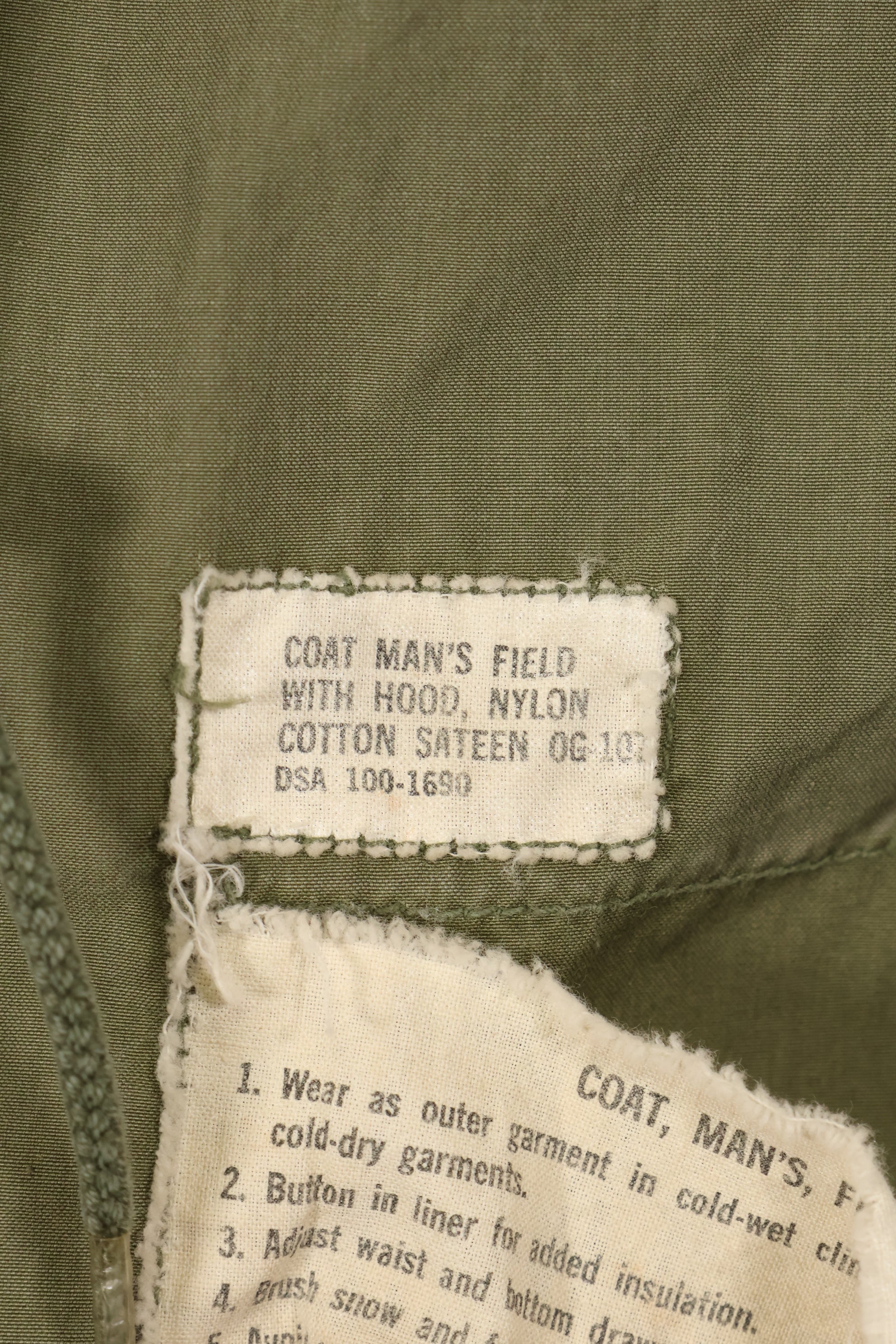 Actual X-S-R 1st Model M65 Field Jacket, size tag missing, used