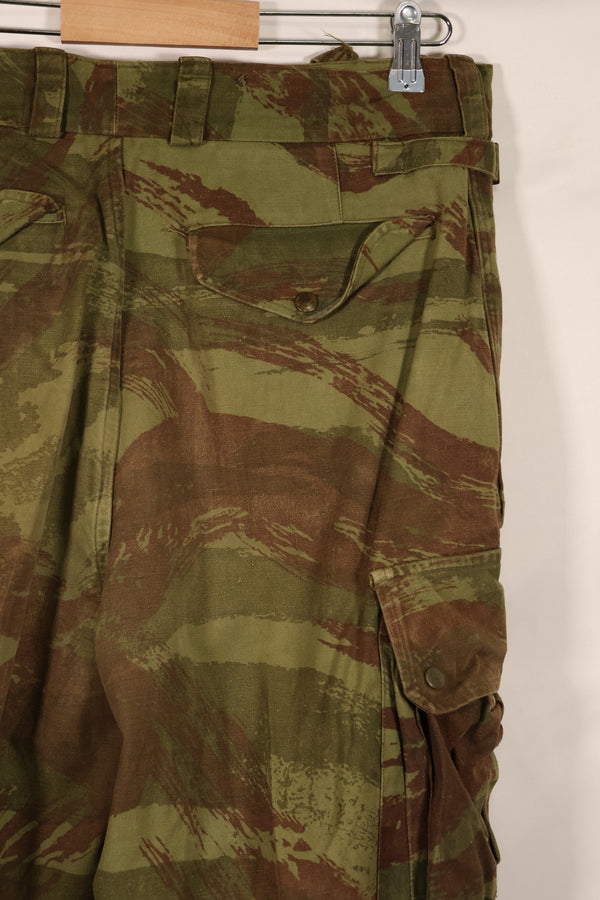 Real French Army Indochina War Lizard Camouflage TAP 47/53 Airborne Pants Used