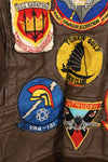 1977 Contract US Navy G-1 Flight Jacket with patches, size 40, good condition.