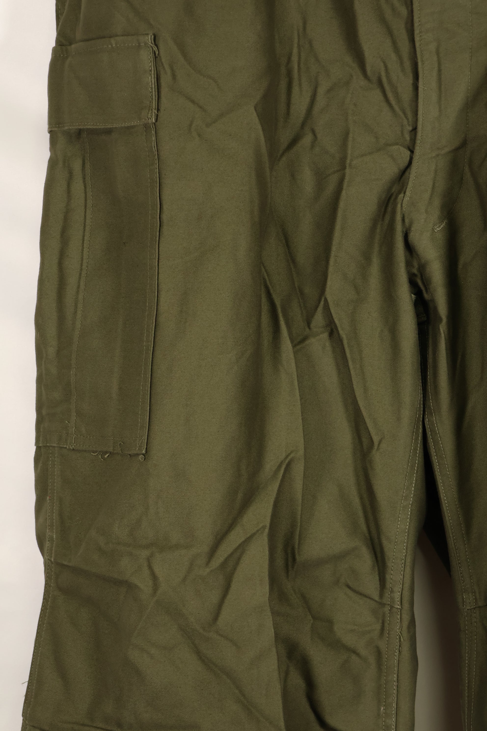 1951 Contract L-R M51 Cotton Field Pants with suspenders, used.