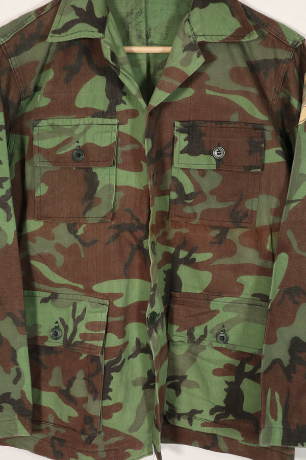 Real South Vietnam Ranger Leaf Camouflage Jacket BDQ Used B