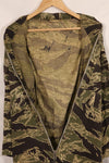 1960s 42R Okinawa Tiger Pattern Tiger Stripe Flight Suit, used, zipper damaged.