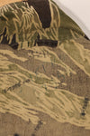 1960s 42R Okinawa Tiger Pattern Tiger Stripe Flight Suit, used, zipper damaged.