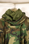 1990 Contract U.S. Army ECWCS 1st Generation Gore-Tex Parka, Woodland Camo, X-Large, Regular Fit, Used