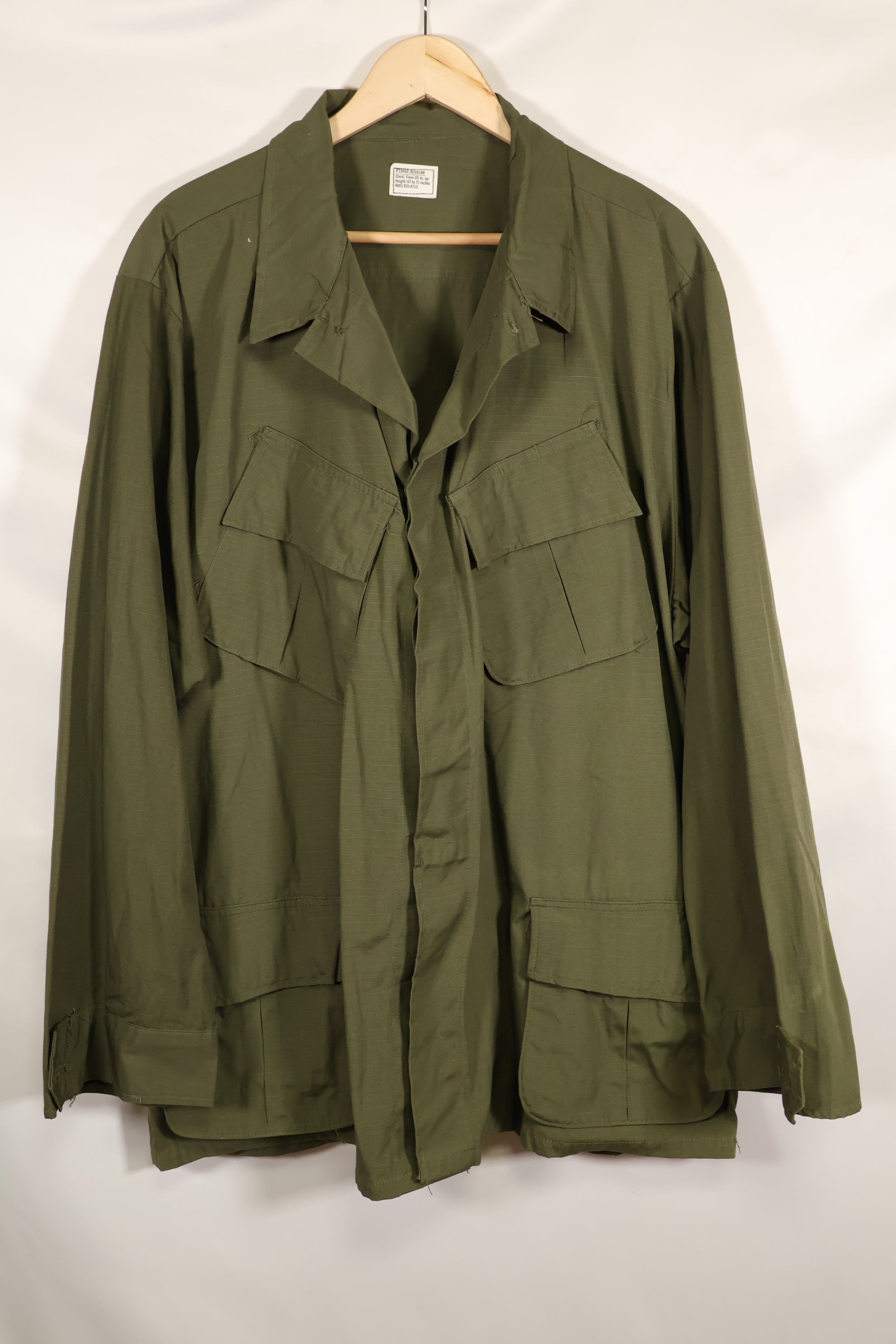Actual 1970 X-L-R Deadstock 4th Model Jungle Fatigue Jacket B