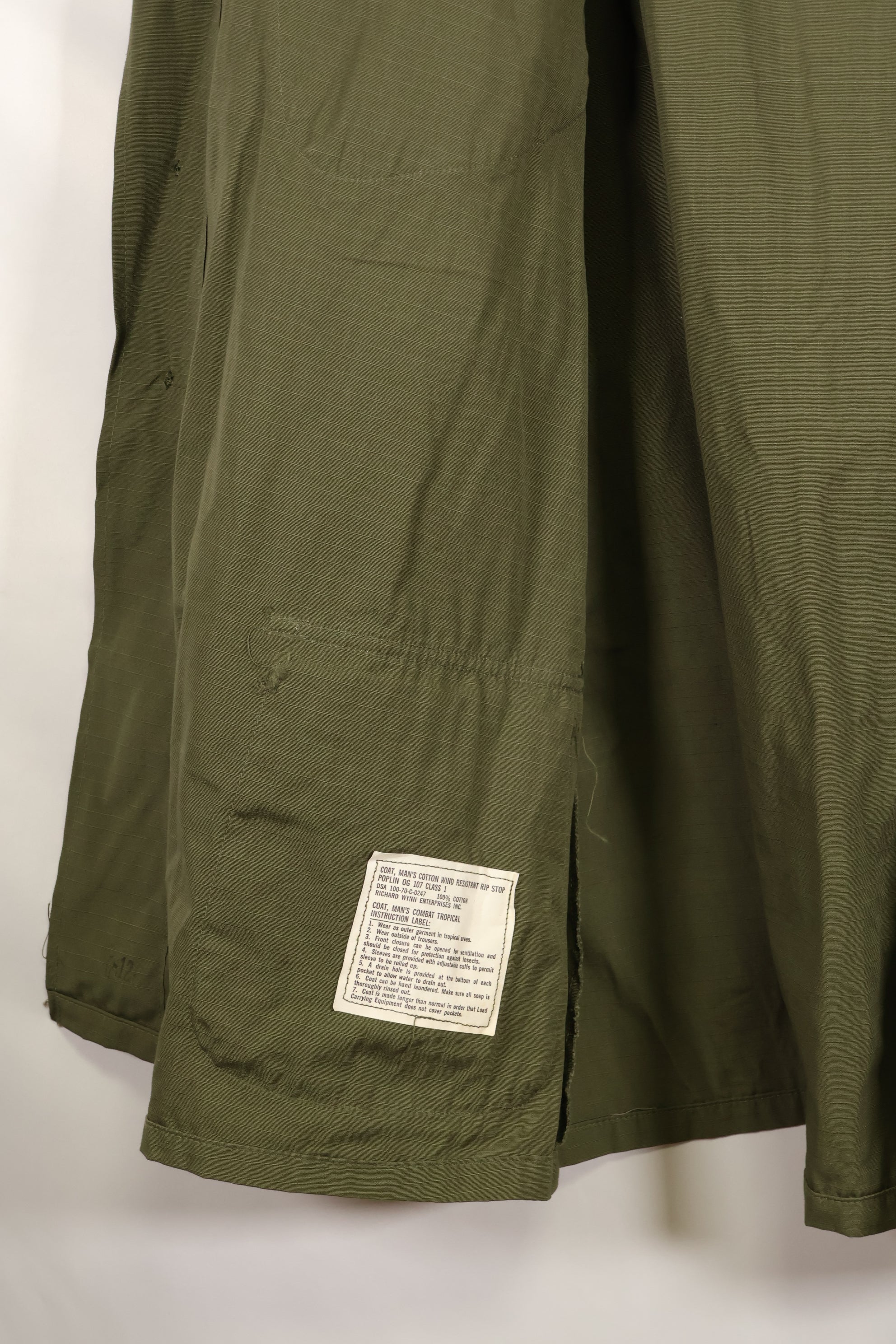 Actual 1970 X-L-R Deadstock 4th Model Jungle Fatigue Jacket B