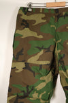 1987年契約 U.S. ARMY ECWCS Gen1  最初期　ウッドランド迷彩  オーバーパンツ　 LARGE-REGULAR 中古品