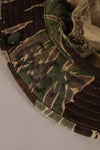 1960's Okinawa Tiger Pattern, Tiger Stripe, Boonie, Used with alterations