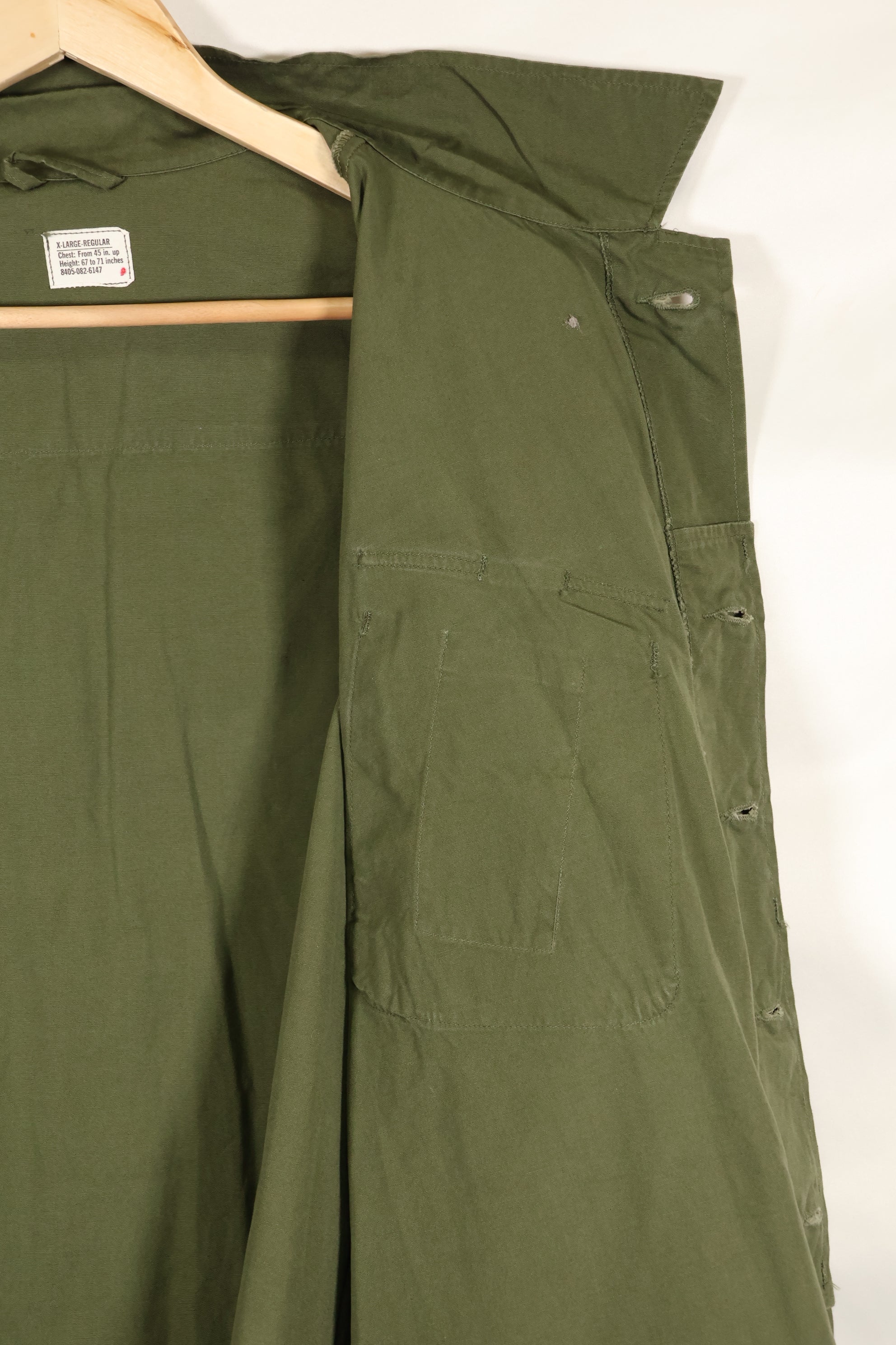 Real 1966-67 X-L-R 3rd Model Jungle Fatigue Jacket in good condition.