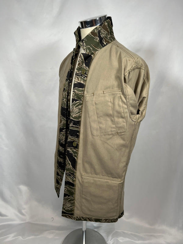 [Delivery in early March 2024]  MILITARIA 1911 Silver Tiger Stripe 1st Model Jungle Fatigue Jacket MADE IN JAPAN