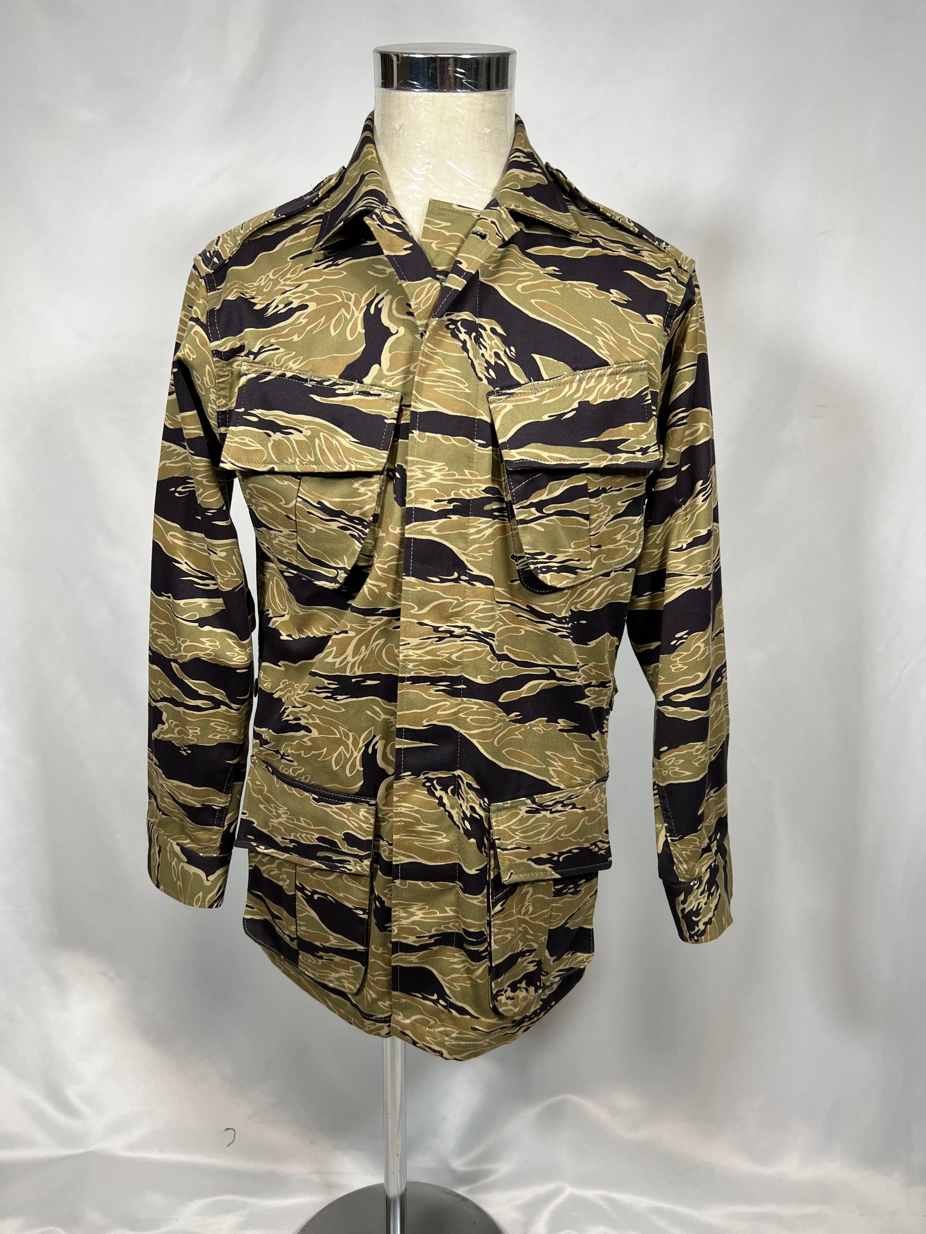  [Delivery in early March 2024]  MILITARIA 1911 Gold Tiger Stripe 2nd Model Jungle Fatigue Jacket MADE IN JAPAN