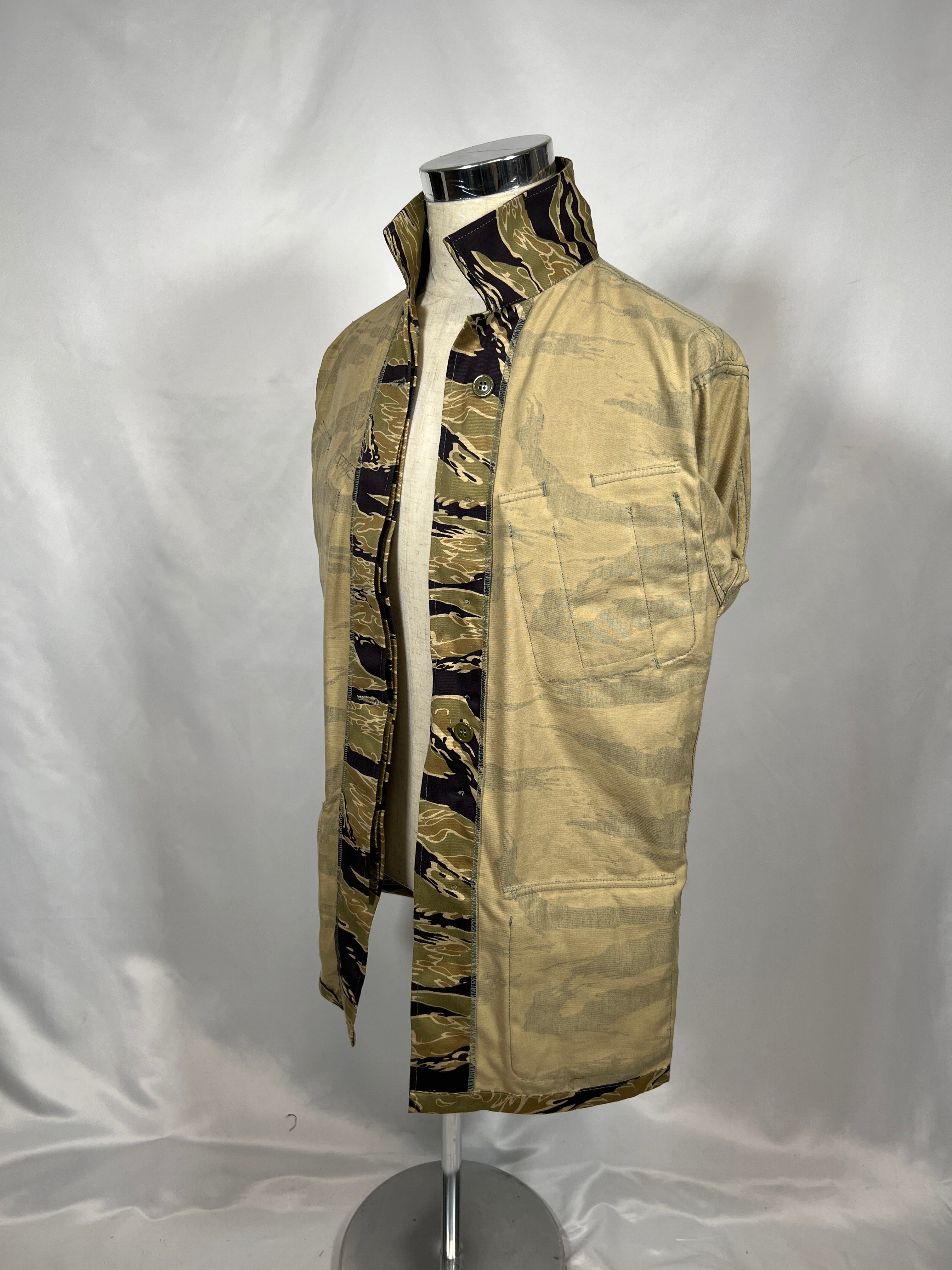  [Delivery in early March 2024]  MILITARIA 1911 Gold Tiger Stripe 2nd Model Jungle Fatigue Jacket MADE IN JAPAN