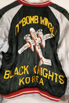 1950s U.S. Air Force 17th Bomb Wing Black Knights Korea Tour Jacket Used