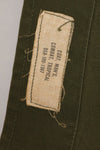 Circa 1965 M-R 2nd Model Jungle Fatigue Jacket, first attached, with patches, famous division, used.