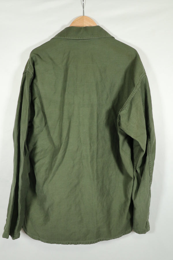 Real OG-107 Utility Shirt, early lot, used, patch restored.