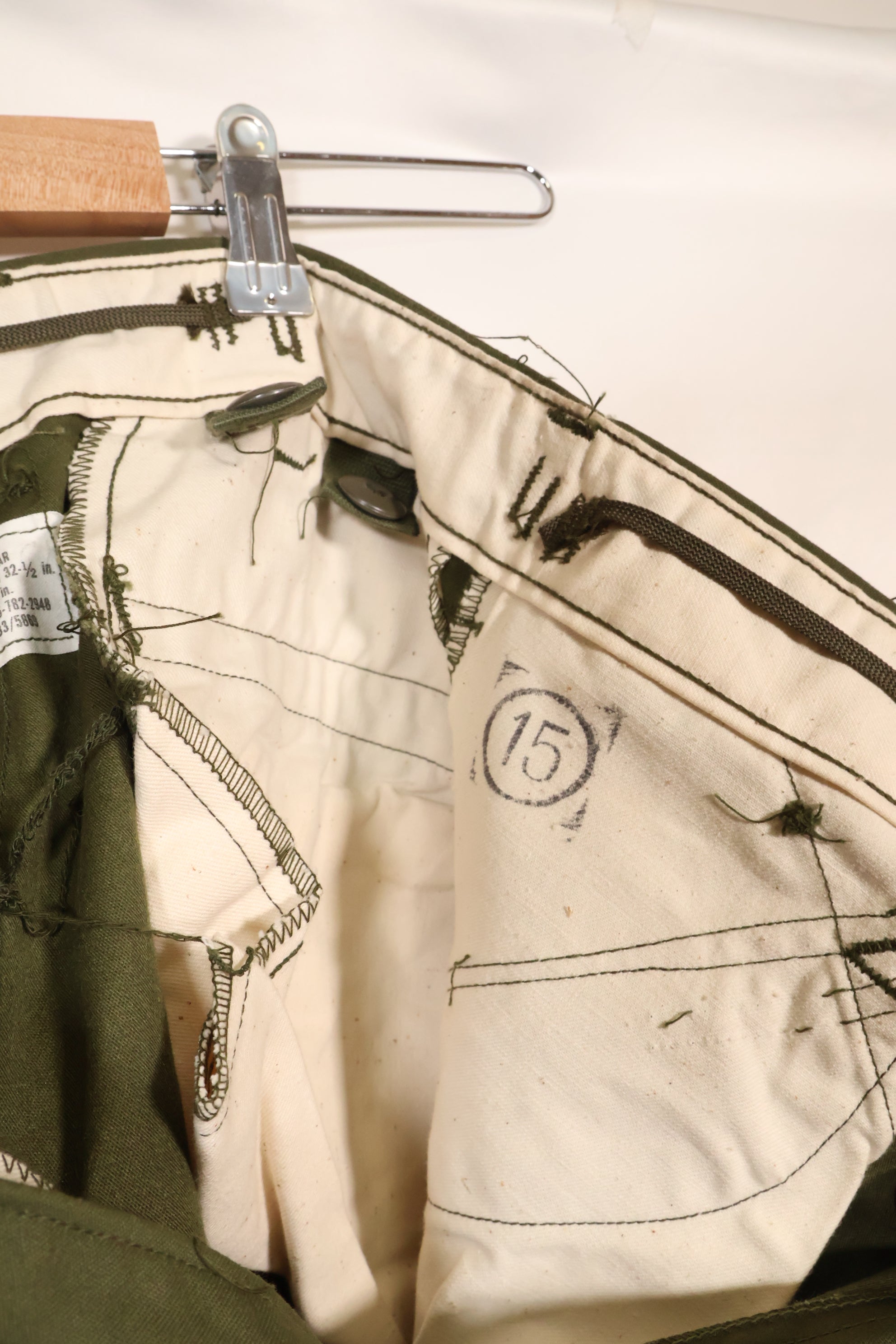 1974 X-S-R deadstock M65 field pants, never used.