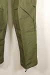 1967 Contract, Deadstock, L-R, 3rd Model Jungle Fatigue Pants, Good Condition, NOS