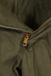 Early 1960s OG-107 utility pants, baker pants, zipper fly, used.