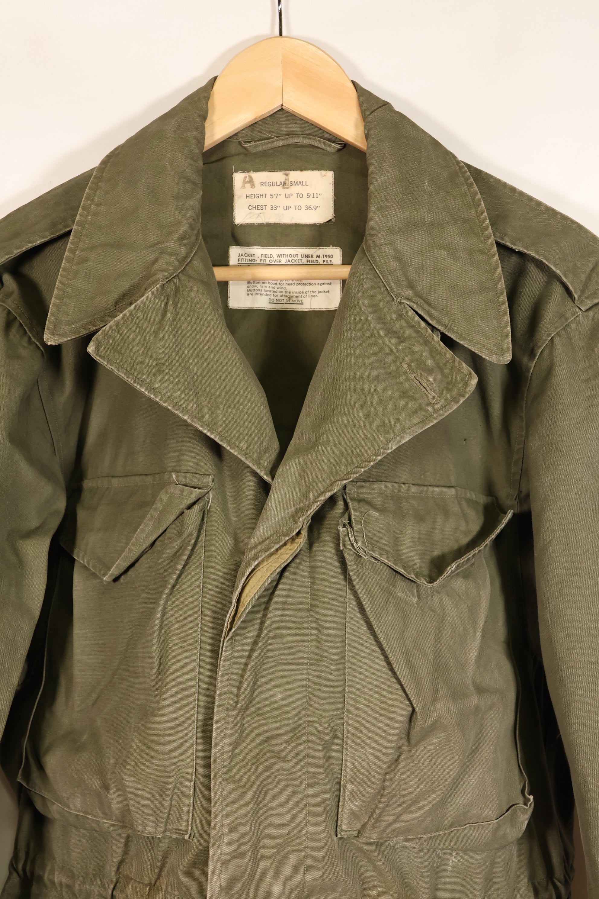 1950年代前半　S-R　アメリカ軍　M-1950　フィールドジャケット　ライナーなし　中古品