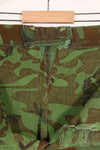 1960's Poplin ARVN leaf camouflage pants, size large, light fabric, rare, used.