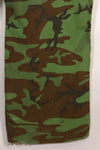 1960's Poplin ARVN leaf camouflage pants, size large, light fabric, rare, used.