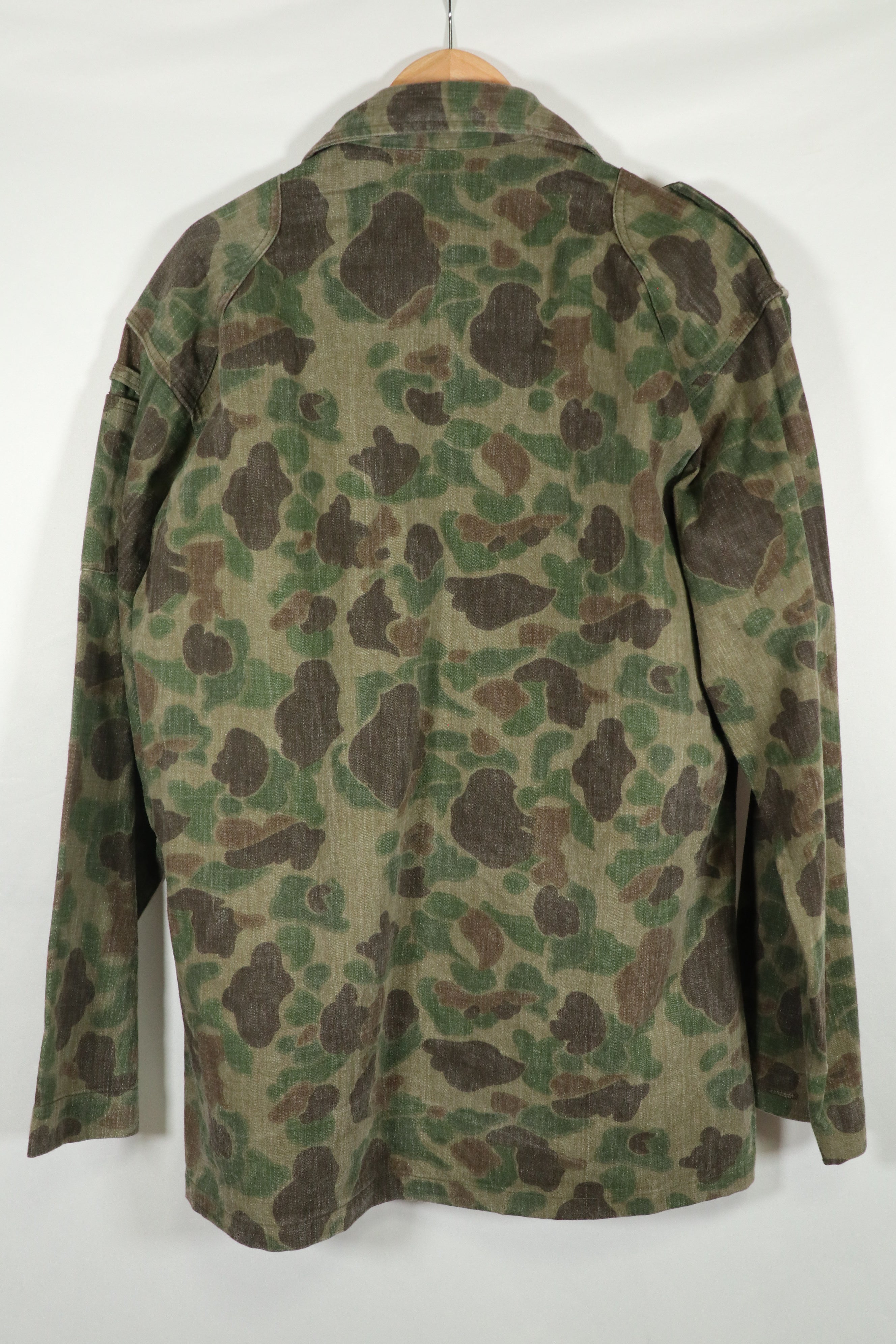 Civilian Duck Hunter Camouflage Hunting Jacket Local Made Frogskin Camouflage Used