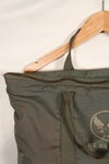 1950's U.S. Air Force early model helmet bag, zipper in operation, beautiful, used.