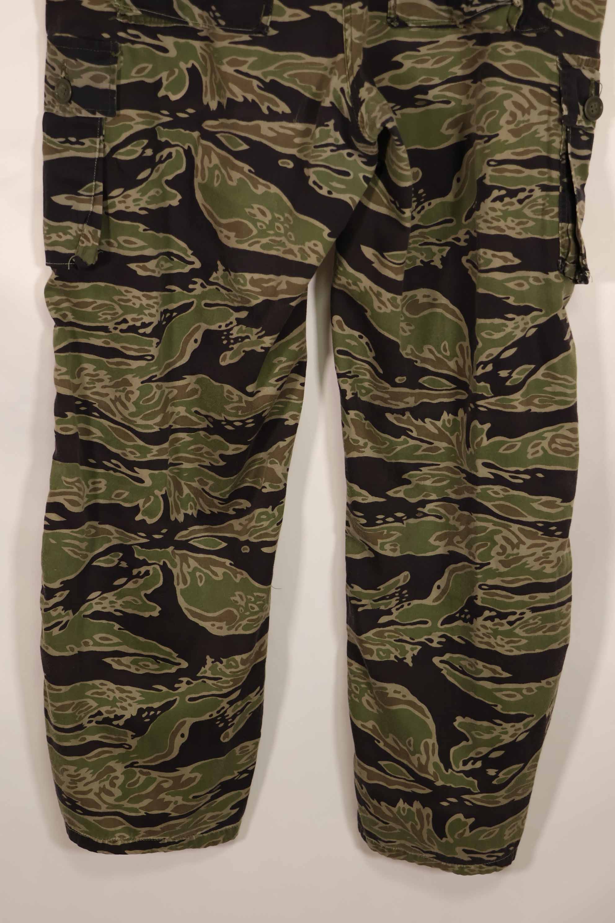 Real Late War Pattern Tiger Stripe Pants US-L Used