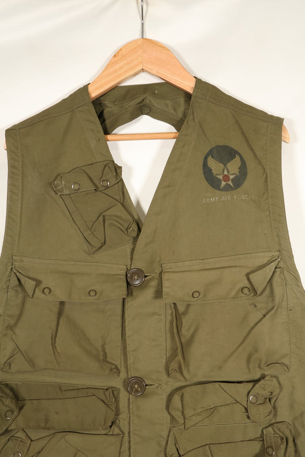 1940's U.S. Army Air Corps USAAF C-1 Survival Vest, beautiful, used.