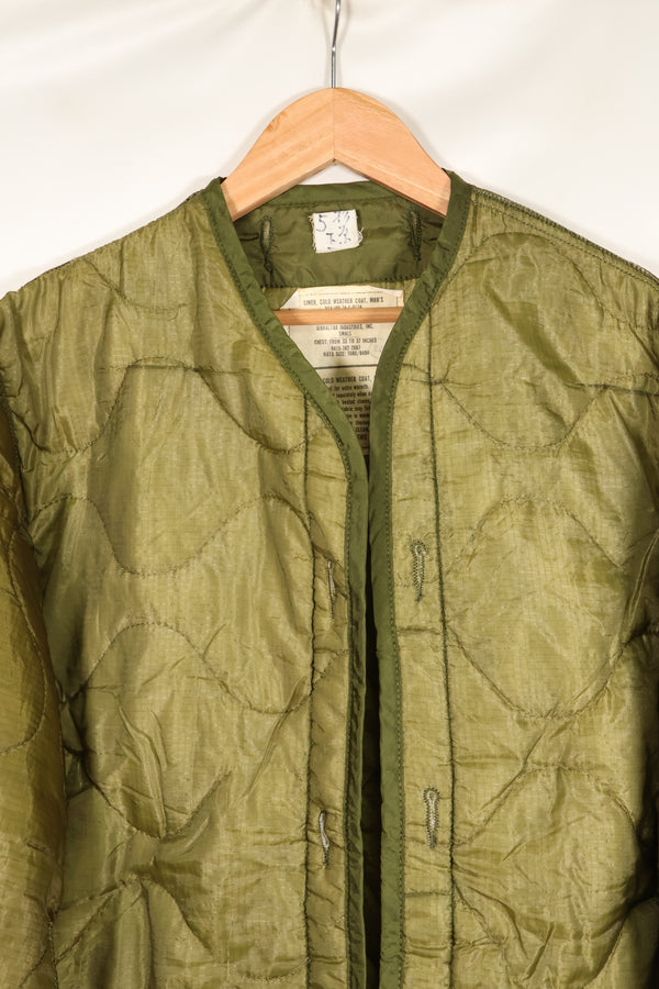 Liner for 1974 contract SMALL M65 field jacket, used in good condition