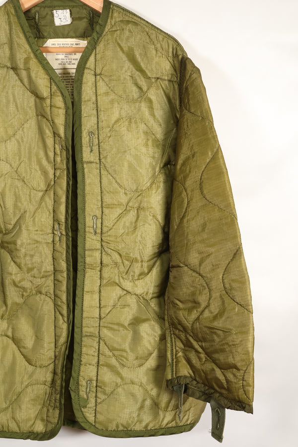 Liner for 1974 contract SMALL M65 field jacket, used in good condition