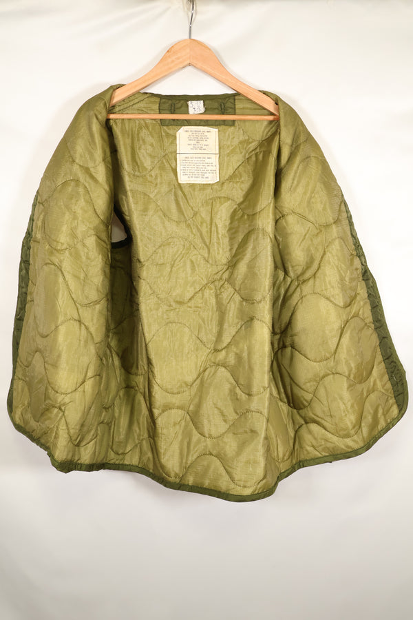 Liner for 1974 contract SMALL M65 field jacket, used in good condition