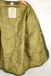 Liner for 1974 contract SMALL M65 field jacket, used in good condition