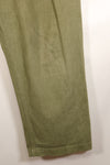 1950s, Size No. 6, British Army Battle Dress Denim Pants, Used