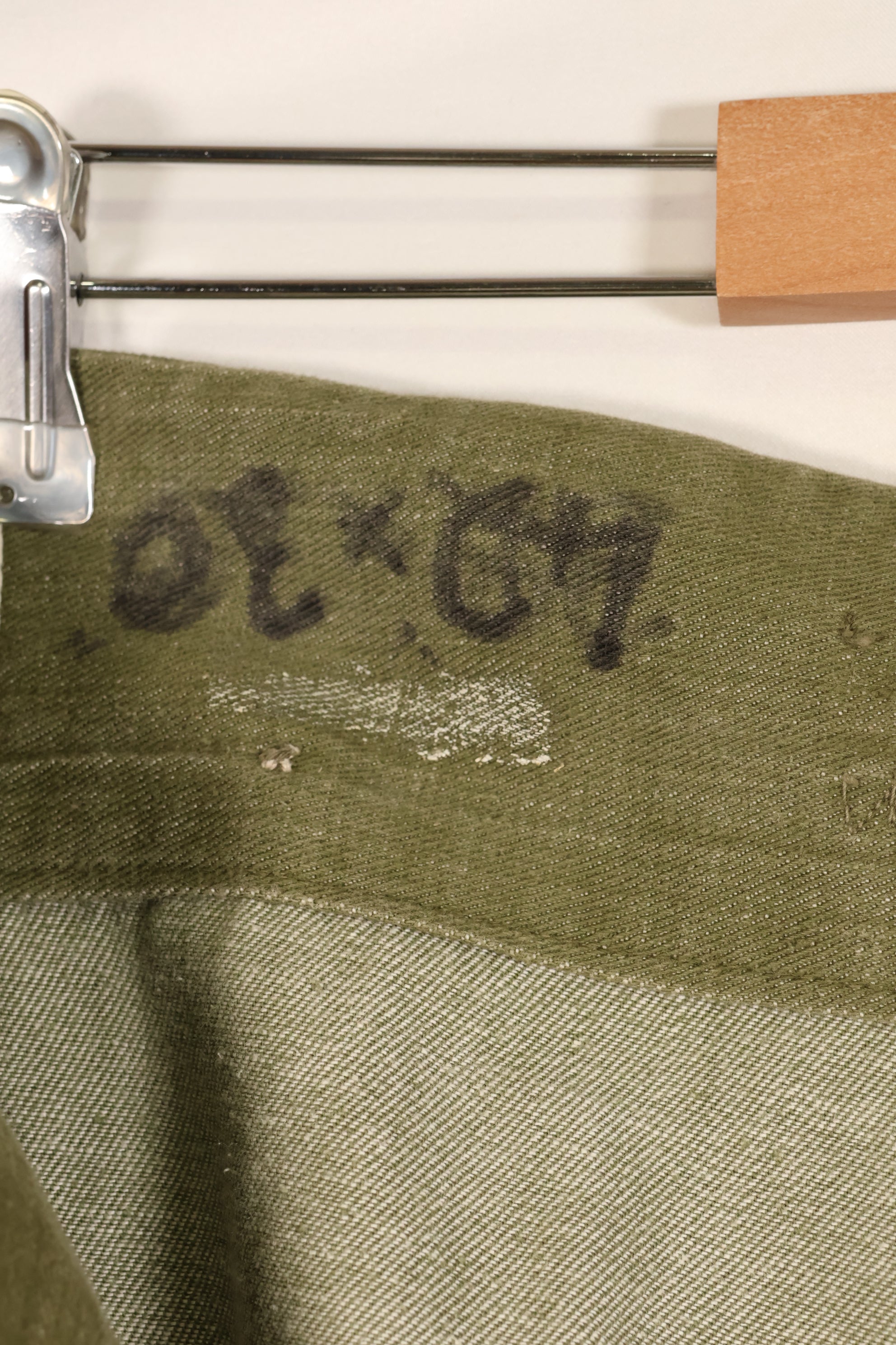 1950s, Size No. 6, British Army Battle Dress Denim Pants, Used