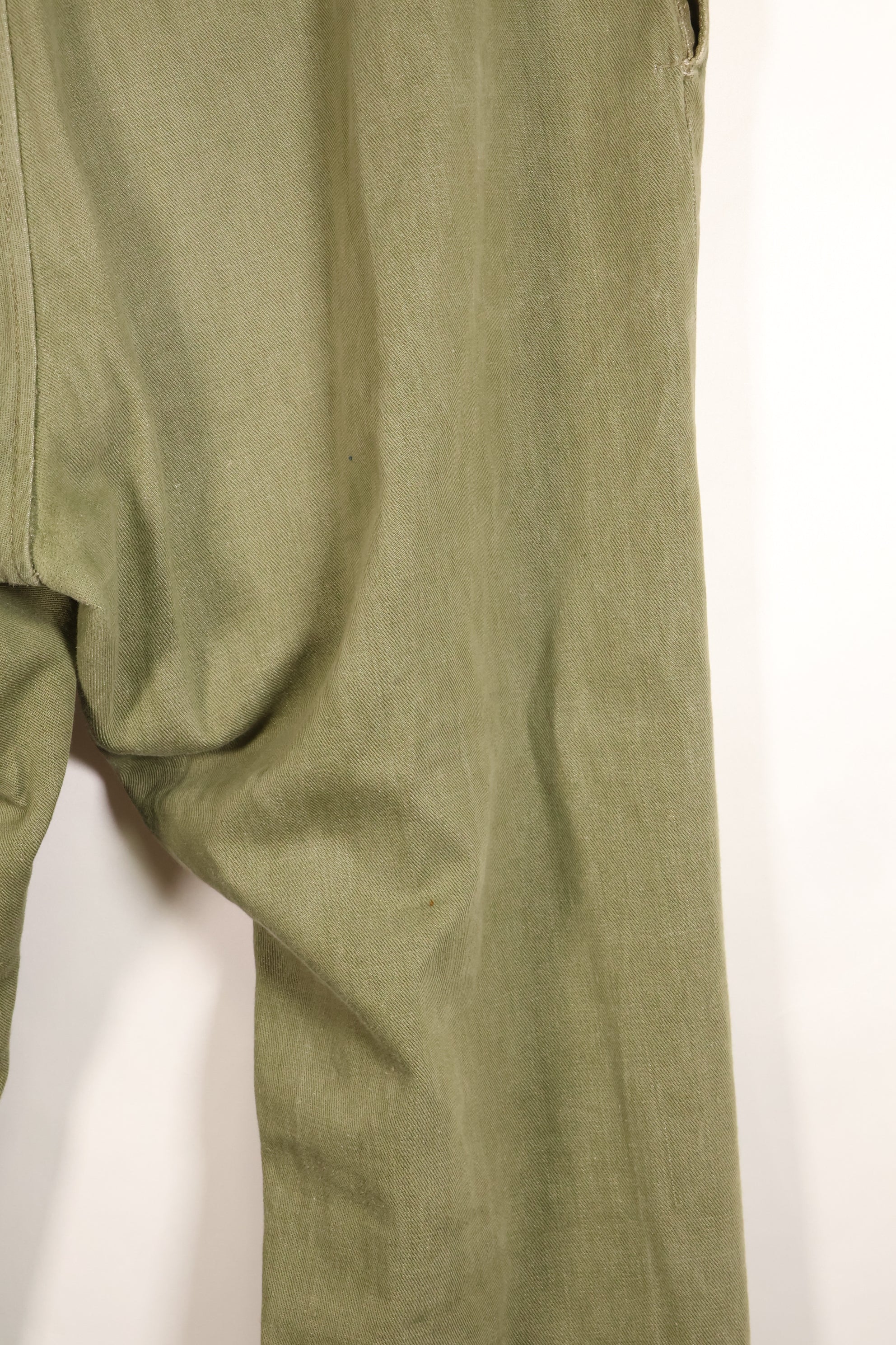 1950s, Size No. 6, British Army Battle Dress Denim Pants, Used