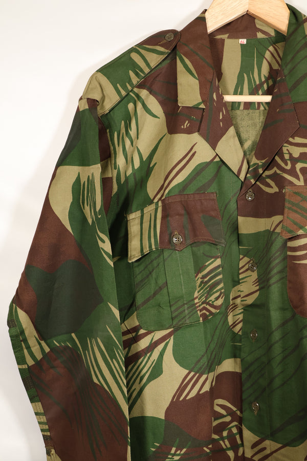 1970s Rhodesian Army Rhodesian camouflage shirt pants set, used.