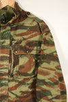 1950s French Army Airborne TAP 47/56 Pattern Lizard Camouflage Jacket, used.