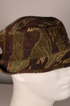 Real Tiger Stripe Locally Made Booney Hat Multiple Fabrics Rare