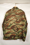 1950s French Army Airborne TAP 47/56 Pattern Lizard Camouflage Jacket, used.