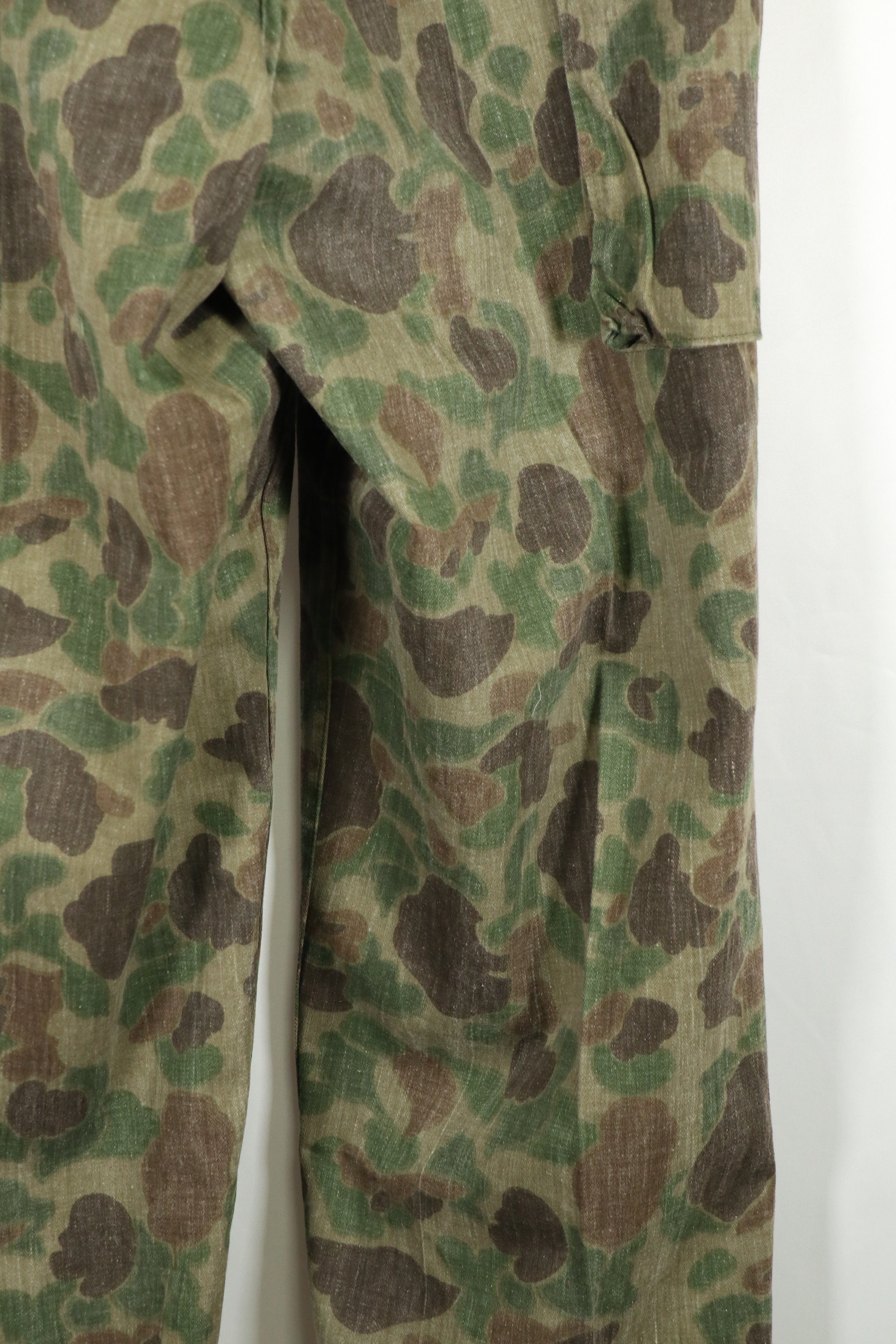 Civilian Duck Hunter Camouflage Hunting Pants Local Made Frogskin Camouflage Used