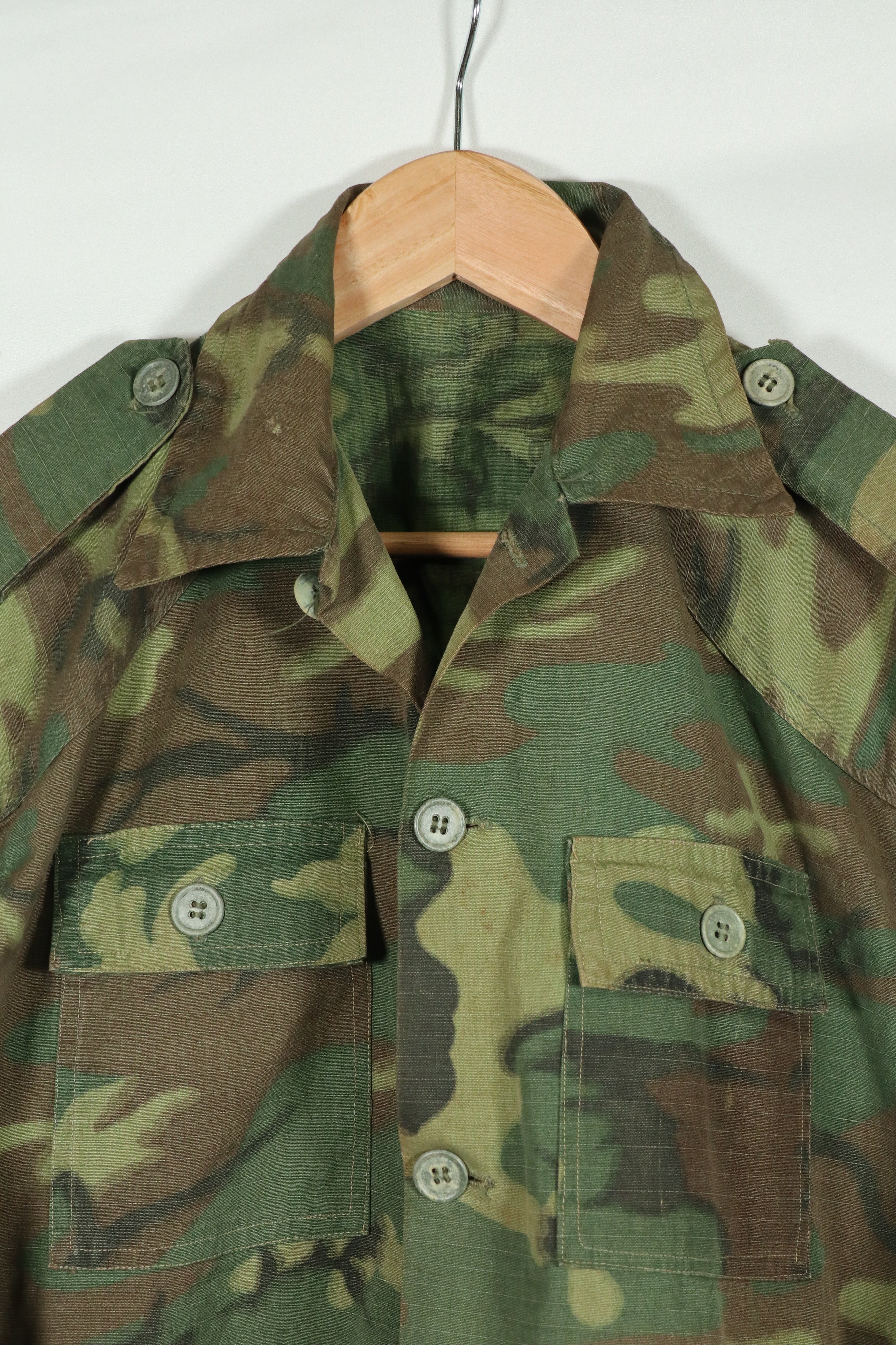 Real South Vietnamese Army Ranger Airborne ARVN M59 Utility Shirt Used