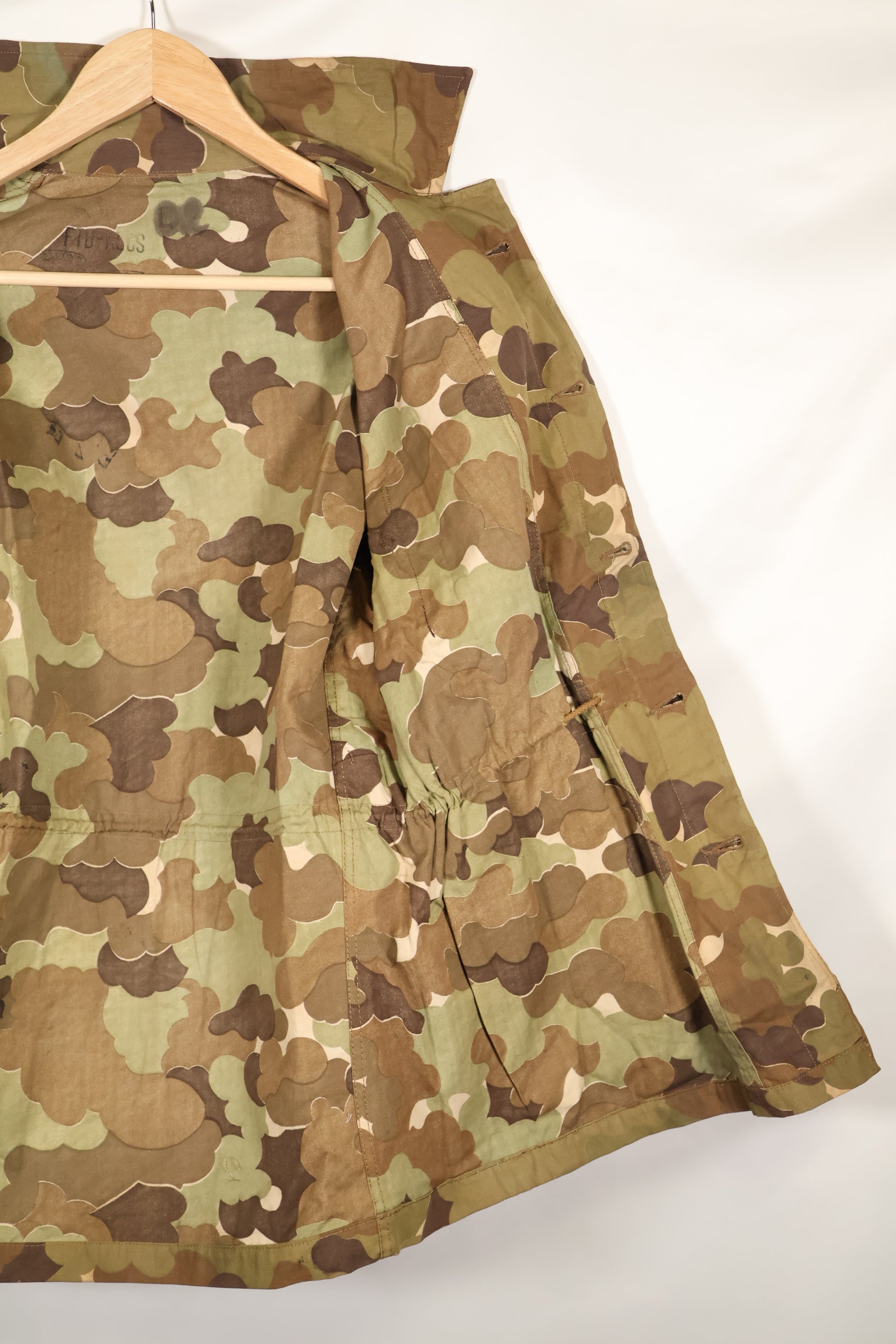 1960s ARVN Field Military Police Mitchell Camouflage Field Jacket, Used, B