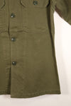 Estimated late 1960s; Made in Japan; Taylor brand; OG-107 Utility Shirt; Yokota Air Base; Used