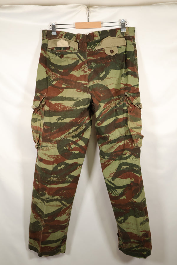 1960s French Army Lizard Camouflage Pants TAP 47/56 Pattern Used B