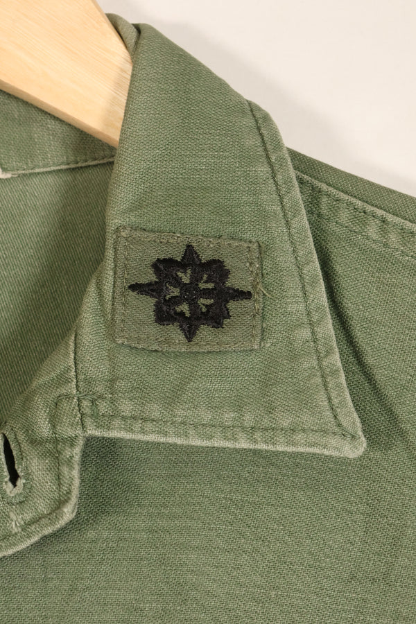 1968年契約　推定S~M　OG-107　ユーティリティシャツ　Type III　パッチ付　中古品